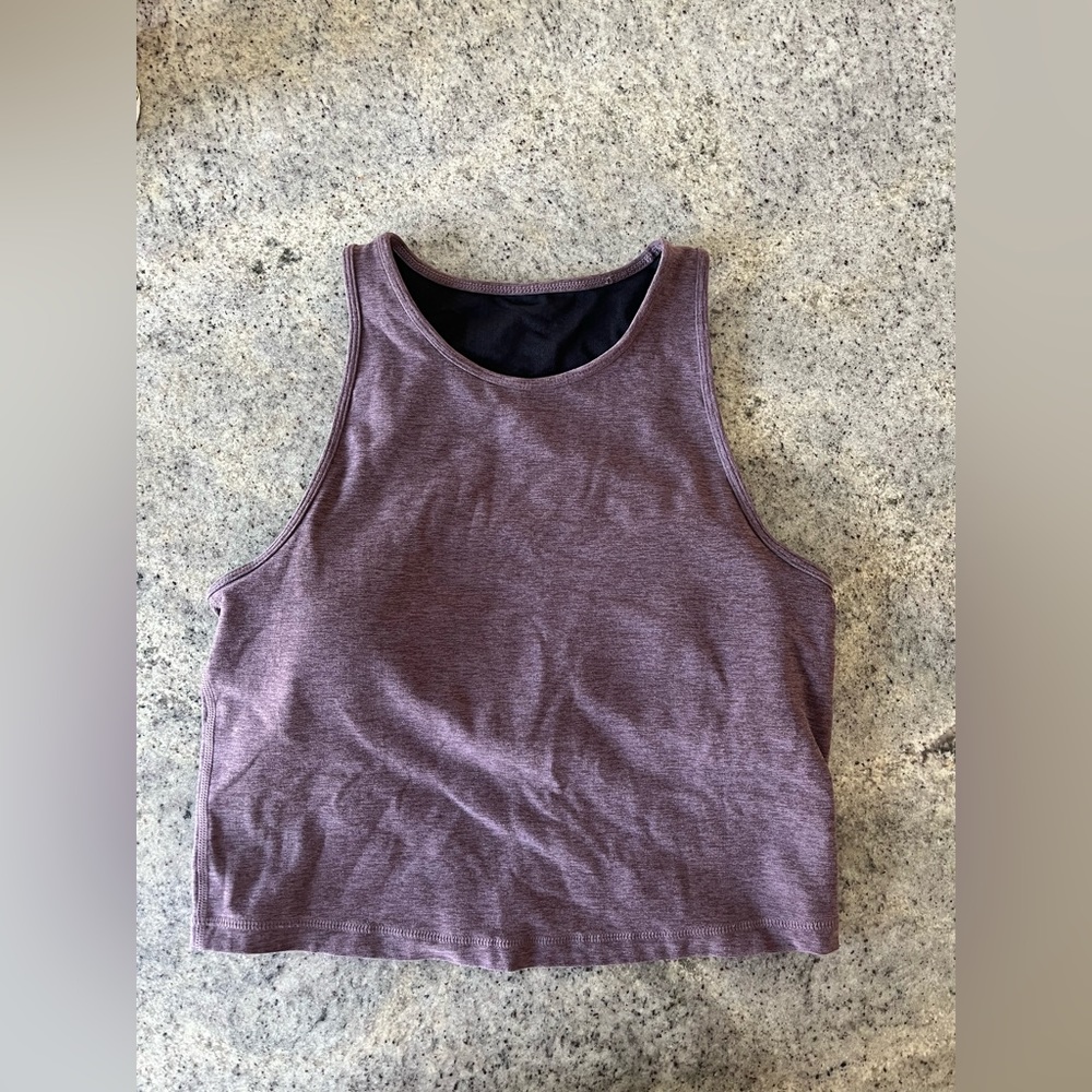 Vuori Elevation Plyo Tank Plum Heather Sz M